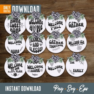 Welcome svg bundle retro, welcome sign svg, Welcome svg, welcome to our home svg, farmhouse sign svg , digital download, svg bundle