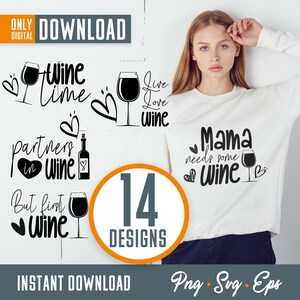Wine svg bundle, wine svg, wine quote svg, wine clipart, wine svg files, ine sayings svg, alcohol svg, drinking svg, alcohol bundle