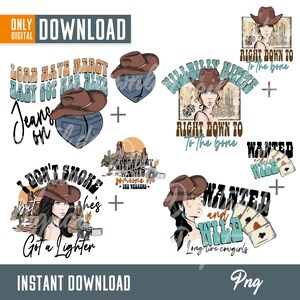 Western Cowgirl Png, Western png, Western Sublimation Png, Hippie Cowgirl Png, vintage cowgirl png, western shirt, western sublimation