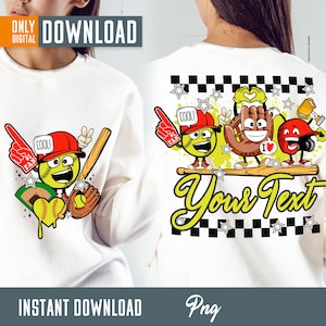 Softball png bundle,  retro Softball png, custom Softball png, Softball mom retro sublimation, digital download