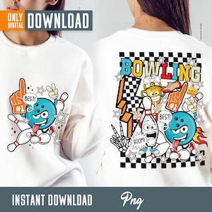 Retro bowling png, bowling png,  bowling smile face png, bowling clipart, bowling sublimation, bowling mom png, bowling shirt , digital