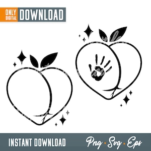 Peach Butt svg , Peach Bum svg, Peach Ass SVG, peach svg, peach shirt, peach illustration svg, peach ass clipart, nice butt svg, big ass svg