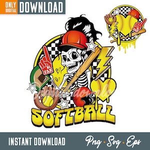 Softball BUNDLE sublimation, softball shirt design retro png, softball clipart, softball png, softball digital download