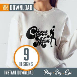 Cheer, cheer svg, Cheer mom svg, cheer clipart, cheerleader svg, cheer shirt, cheer mom shirt, megaphone svg, pom pom svg, svg bundle