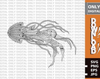 Download Jelly Fish Svg Etsy