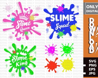 Slime Queen Svg Etsy