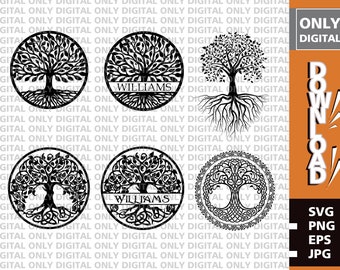 Tree Of Life Svg Etsy