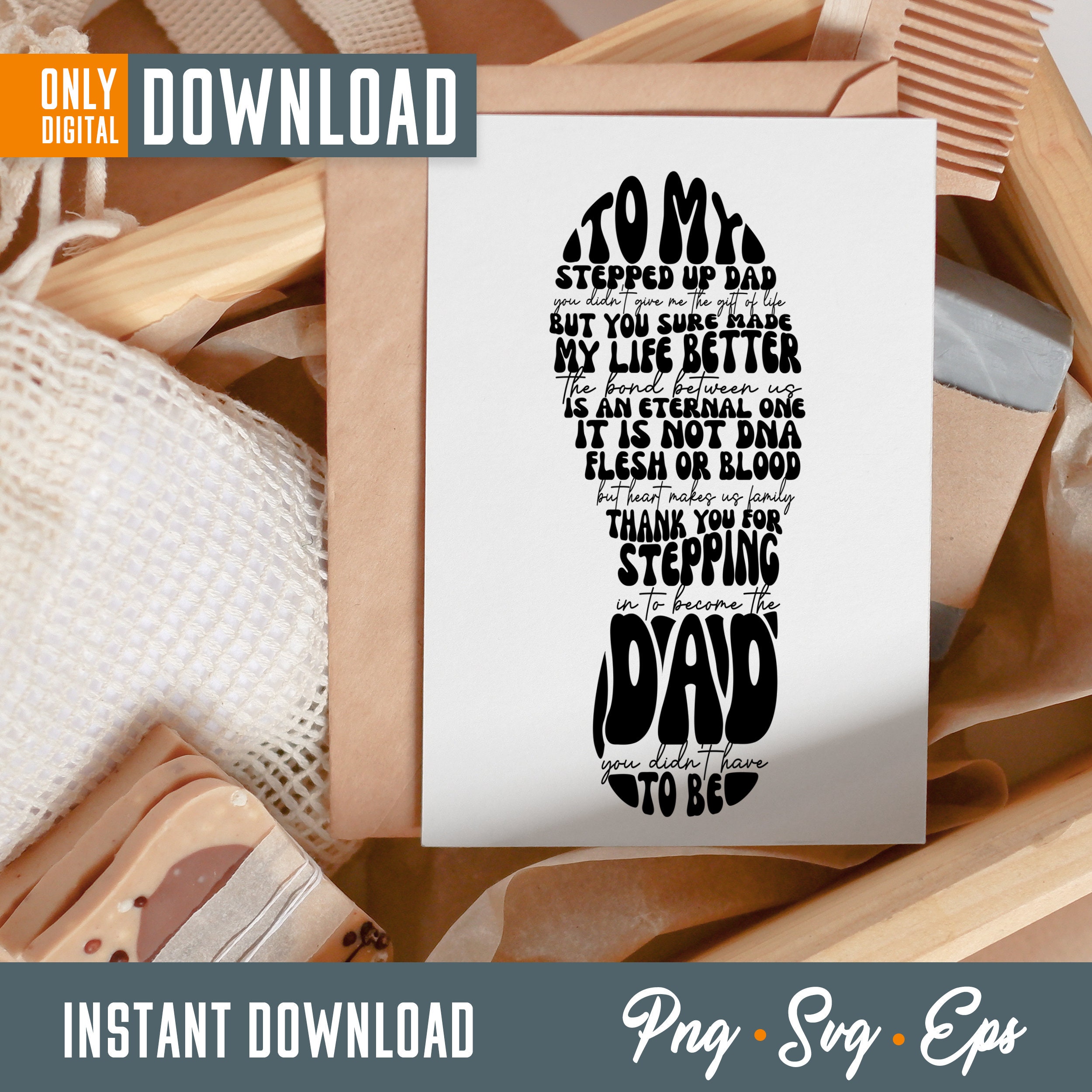 Stepped up Dad SVG Bundle, Father's Day Gift (digital Download) - Etsy