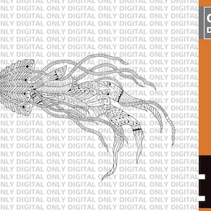 Jellyfish svg, Jellyfish clipart, Jellyfish bundle ,  jelly fish svg,Printable Jellyfish svg, Jellyfish png