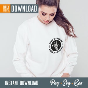Block His Number Sweatshirt