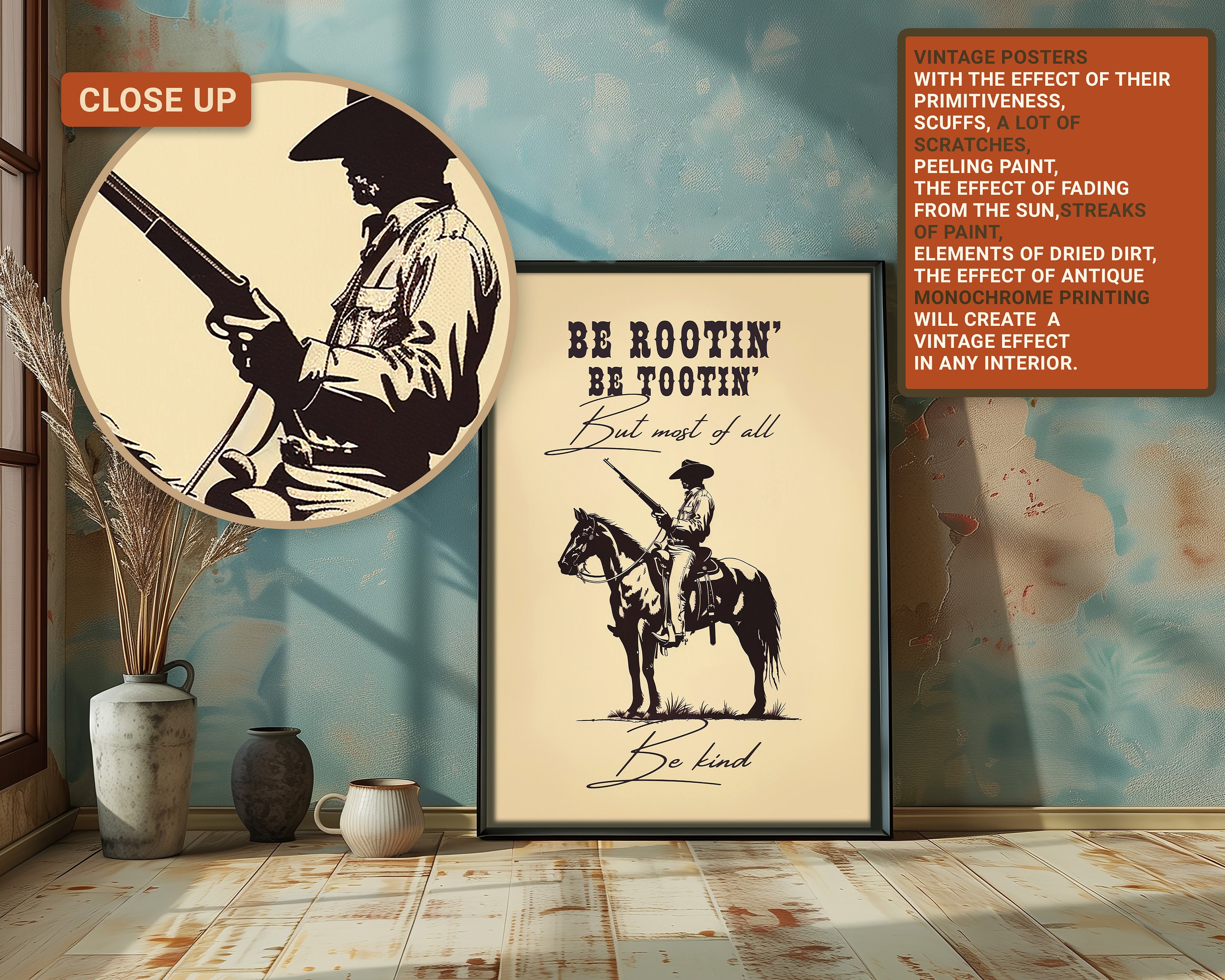 Vintage Cowboy Prints, Wild West Gallery Wall Art (digital Download) - Etsy