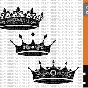 Crown svg, princess crown svg, Crown clipart, queen crown svg, tiara svg, king crown svg, royal crown svg, prince crown svg