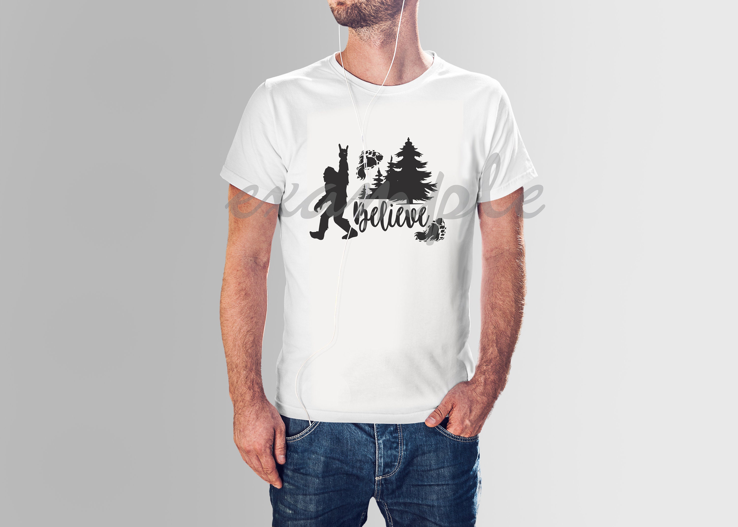 Bigfoot in Forest SVG, Sasquatch Vector Clipart (digital Download) - Etsy