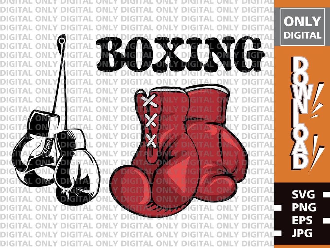 Printable Boxing Gloves Svg, Boxing Gloves Svg Clipart, Cricut