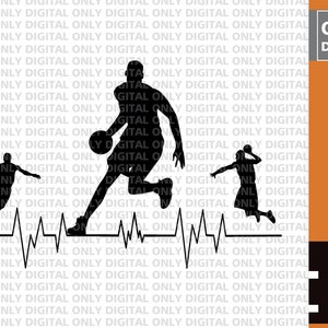 Basketball  svg, Basketball  heartbeat svg, basketball clipart,basketball shirt svg,basketball vector