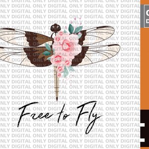 Dragonfly sublimation, svg ,Png, Flotal  dragonfly sublimation, Printable Floral dragonfly png,  dragonfly png,  spring svg, dragonfly svg