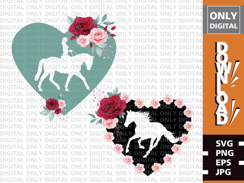 Free Free 117 Floral Horse Svg SVG PNG EPS DXF File