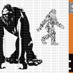 Bigfoot svg ,Printable Bigfoot  svg , Bigfoot svg ,PNG, EPS,JPG,Big foot svg, Sasquatch Svg, Bigfoot Clipart, yeti svg