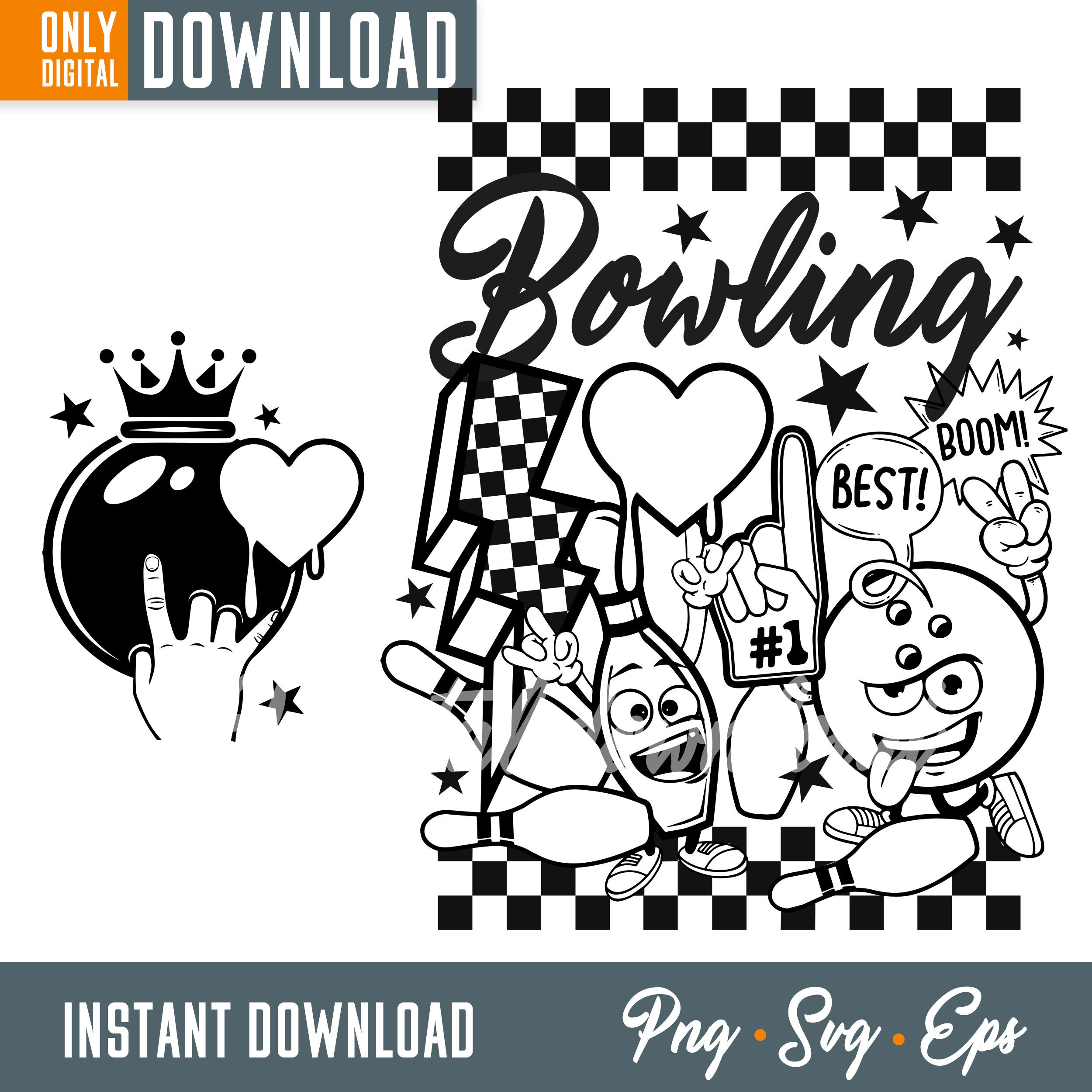 Nice Rack Bowling Svg Bowling Svg Bundle, Bowling Clipart, Retro Bowling Svg, Bowling Mom Svg ...