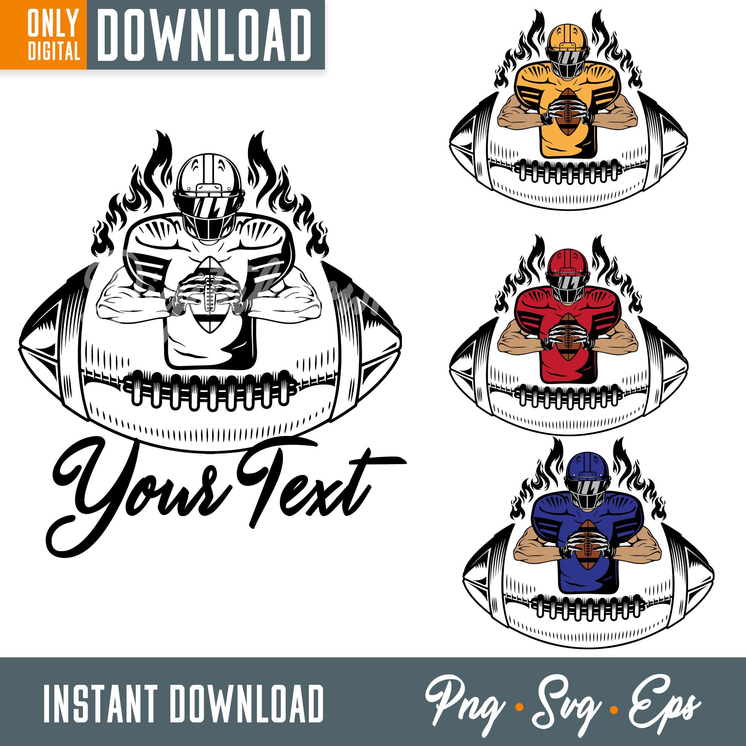 Football svg BUNDLE, football svg, football clipart, football sublimation, digital download