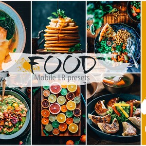 16 Food Lightroom Mobile Presets, Presets for Food Bloggers, Food Instagram Filters,Instagram Presets for Photo Editing,Food Presets