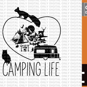 Love camping life  svg, camping  svg, camper svg,happy camper svg,campfire svg,camping shirt svg, travel svg, camping svg bundle