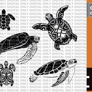 Sea Turtle Svg, Printable Sea Turtle Svg, Sea Turtle Svg, Sea Turtle clipart, sea turtle bundle, Sea Turtle for cricut