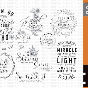 Christian Bundle svg, Bibel svg Bundle, Bibel svg Bundle, Bibel svg, Jesus, Gott, Glaube über Angst svg, beten, religiöses Bundle, digitaler Download
