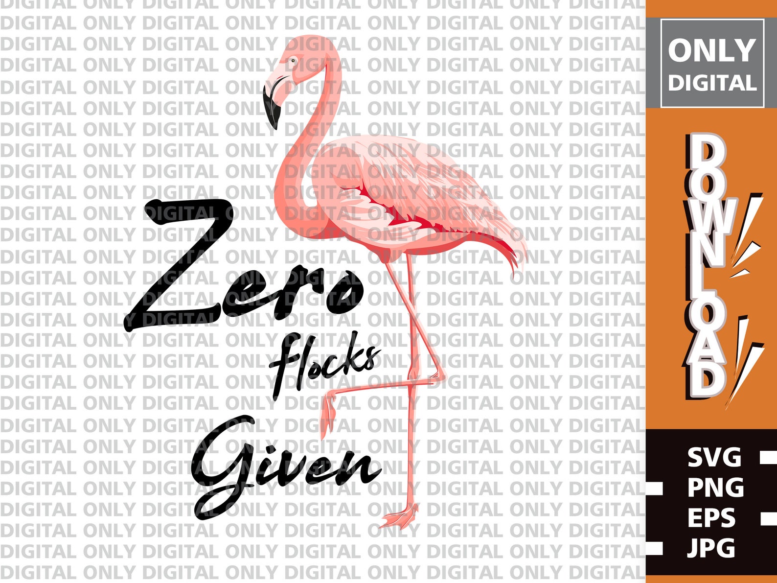 Zero flocks given svg birthdaylopi