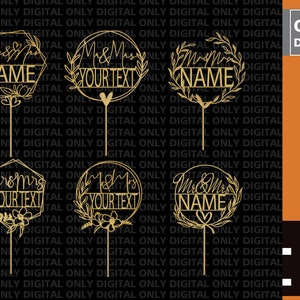 Cake topper wedding, Wedding cake topper svg, wedding topper, custom cake topper, cake toppers wedding, wedding cake, digital download