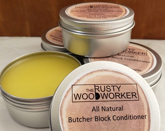 Butcher Block Wood Conditioner | Wood Butter | 4 oz