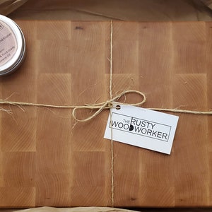 Custom Maple Cutting Board | End Grain Butcher Block | 10x14x1.5 | Memorial Day | Father's Day | Wedding | Gift