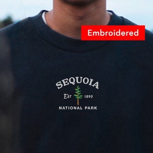 Sequoia National Park Crewneck Sweatshirt embroidered