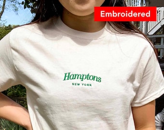 T shirt top embroidery nyc