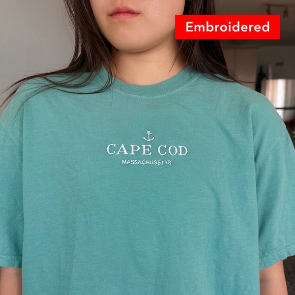 Cape Cod T-shirt, Massachusetts tee, beach comfort colors shirt, custom cape cod shirt, bach party tshirts