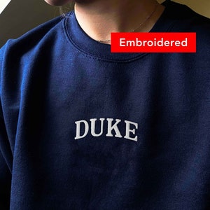 Duke Sweatshirt embroidered crewneck