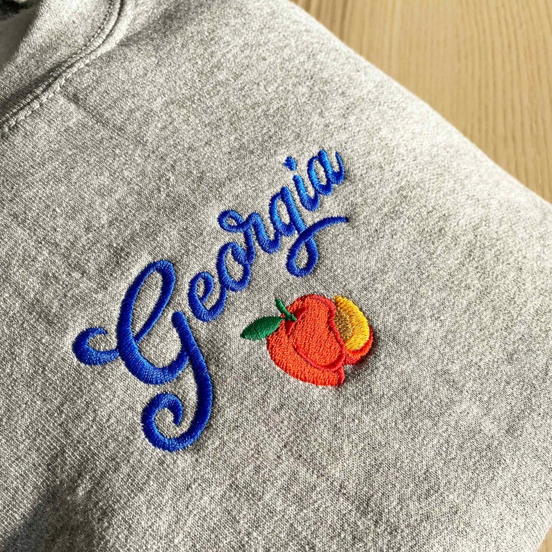 Custom embroidered sweatshirt crewneck, Personalized TShirt, customized logo image 5