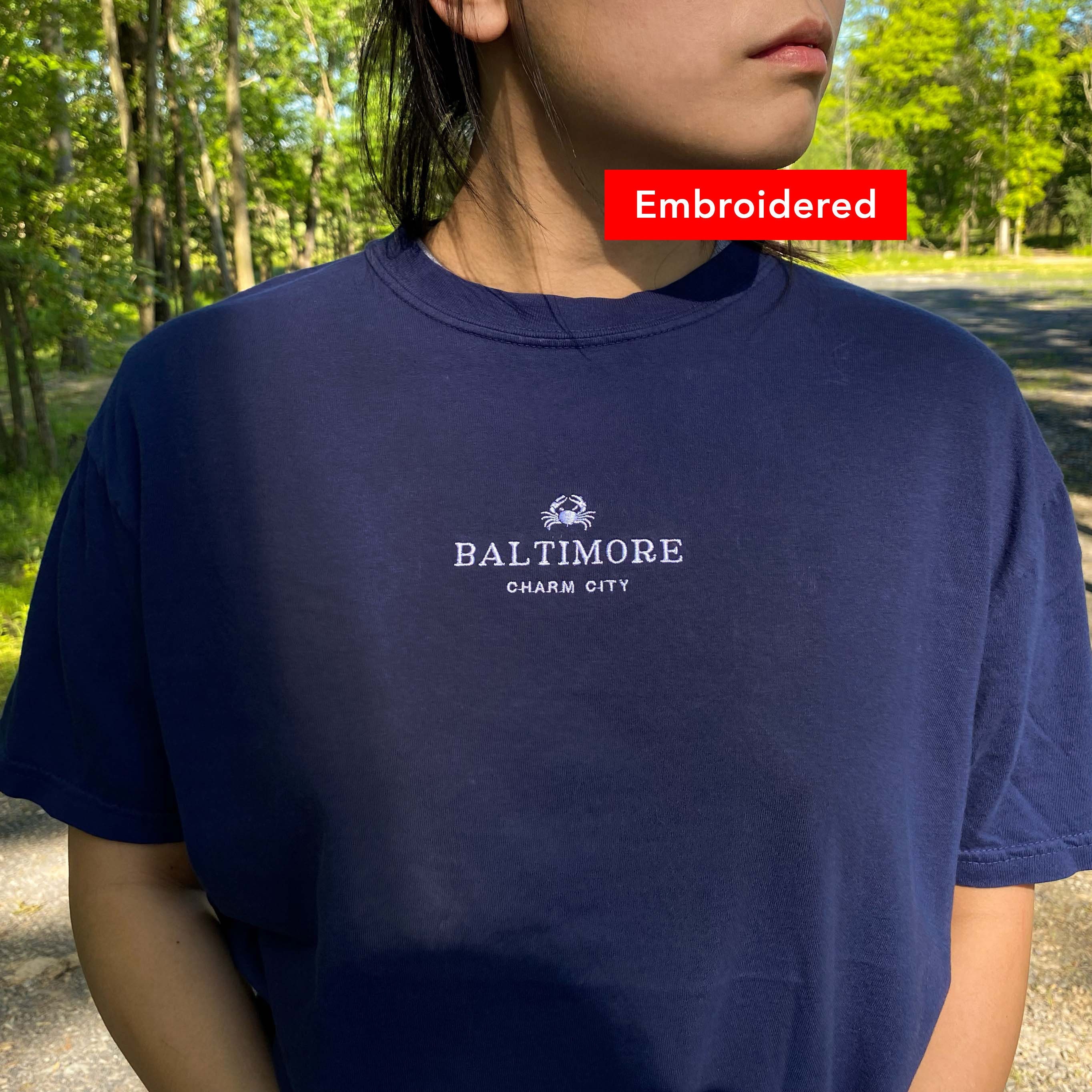 Baltimore Maryland T-shirt, Retro Comfort Colors T-shirt, Vintage Crab ...
