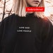 LOVE GOD Christian crewneck sweatshirt embroidery 