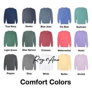 Custom embroidered sweatshirt crewneck, Personalized TShirt, customized logo image 9