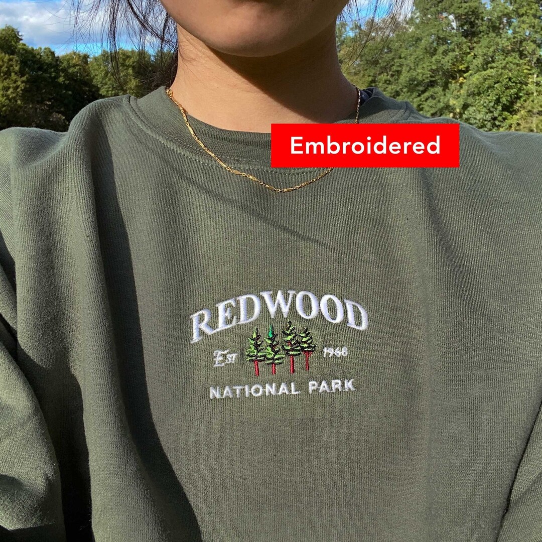 Redwood National Park Sweatshirt Vintage California Crewneck - Etsy