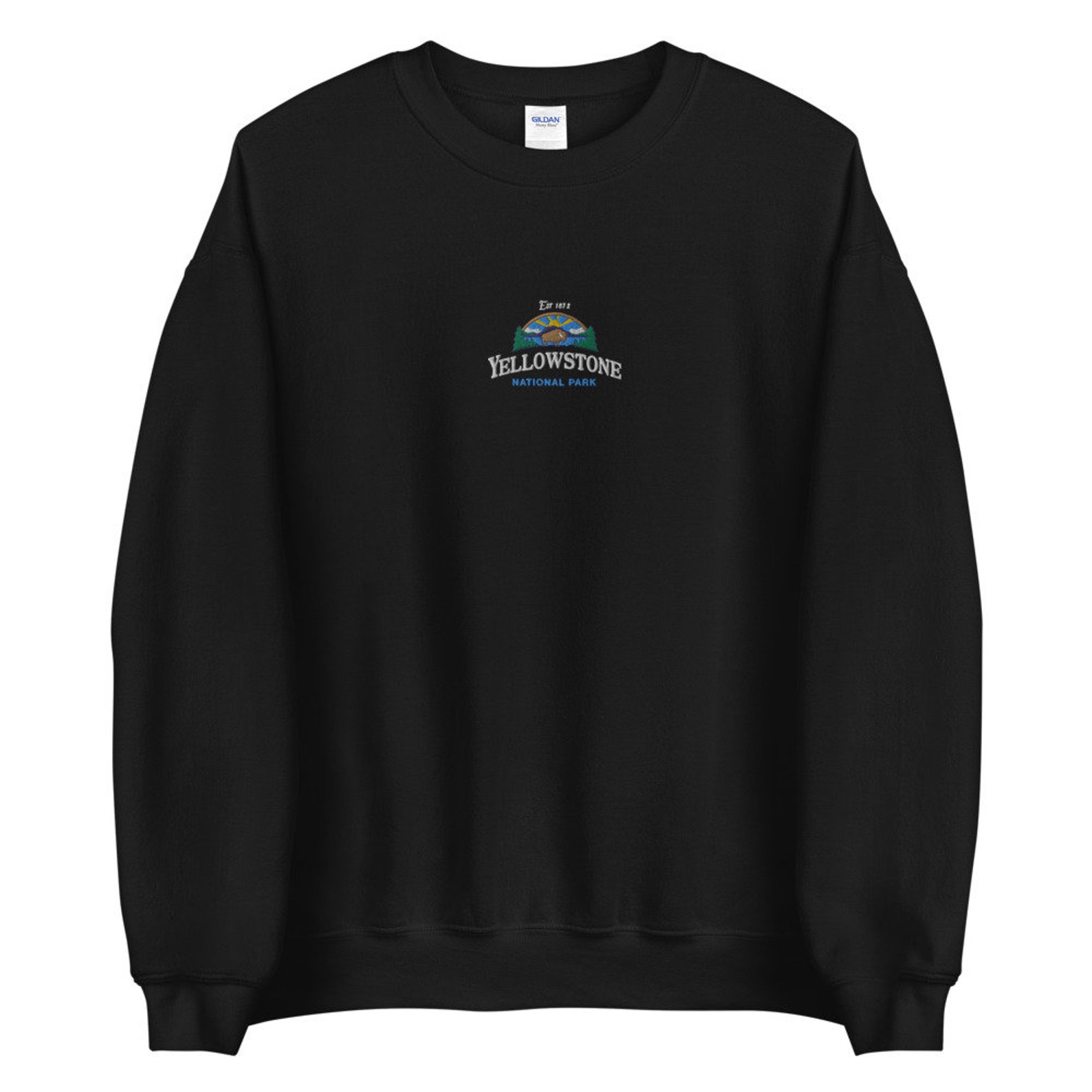 Yellowstone National Park Sweatshirt Vintage Crewneck | Etsy