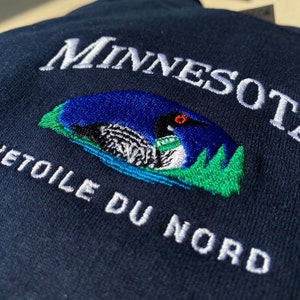 Custom embroidered sweatshirt crewneck, Personalized TShirt, customized logo image 4
