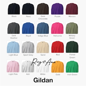Custom embroidered sweatshirt crewneck, Personalized TShirt, customized logo image 8
