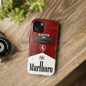 marlboro cigarette phone case Mobile Cover Vintage Marlboro Case, Retro Phone Case IPhone 13,14,15 BOUGYR Stride 2.0 Marlboro Case