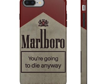 Marlboro Style Warning Phone Case