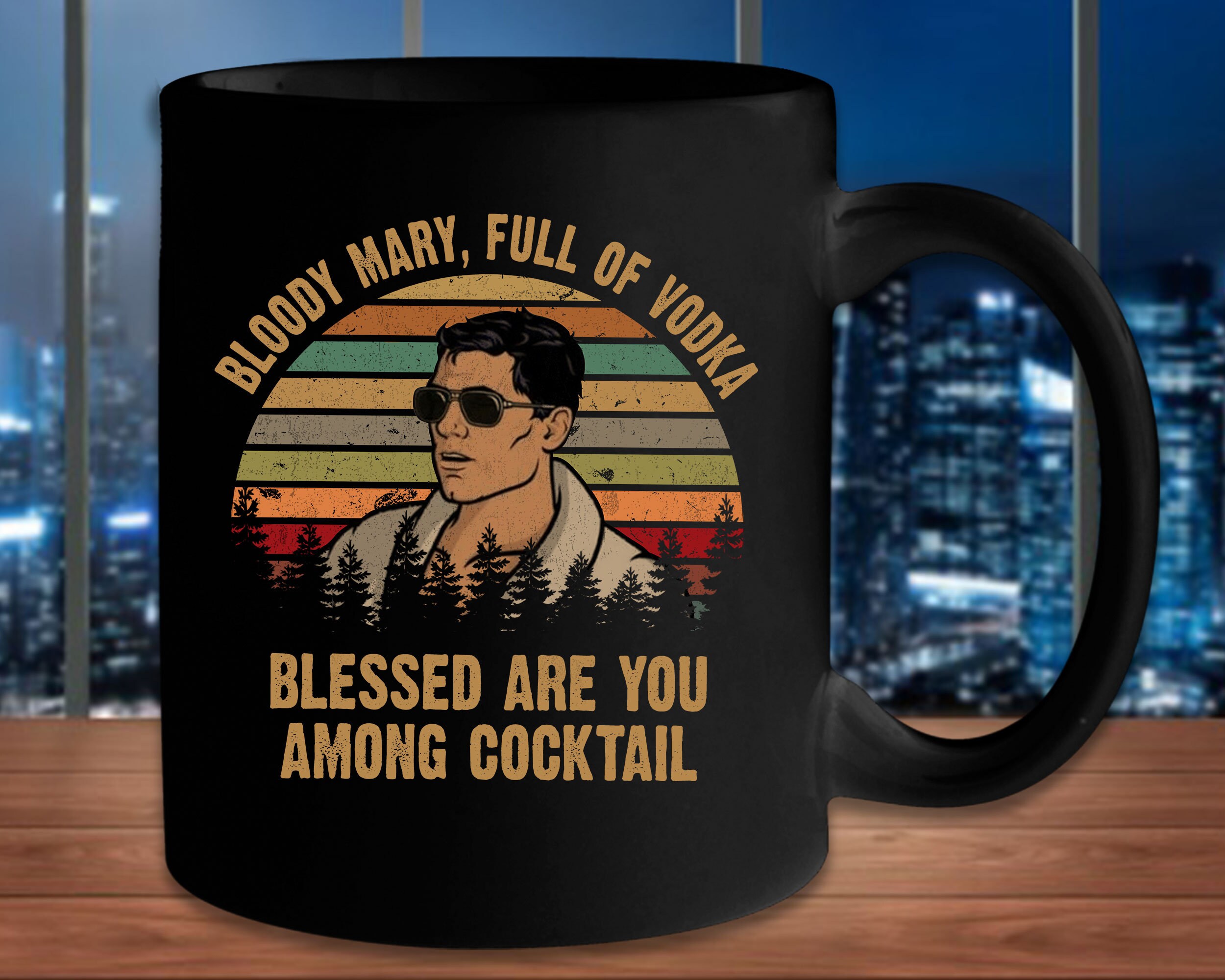 Bloody Mary Full Of Vodka Sterling Archer Archer TV Show 11oz Etsy