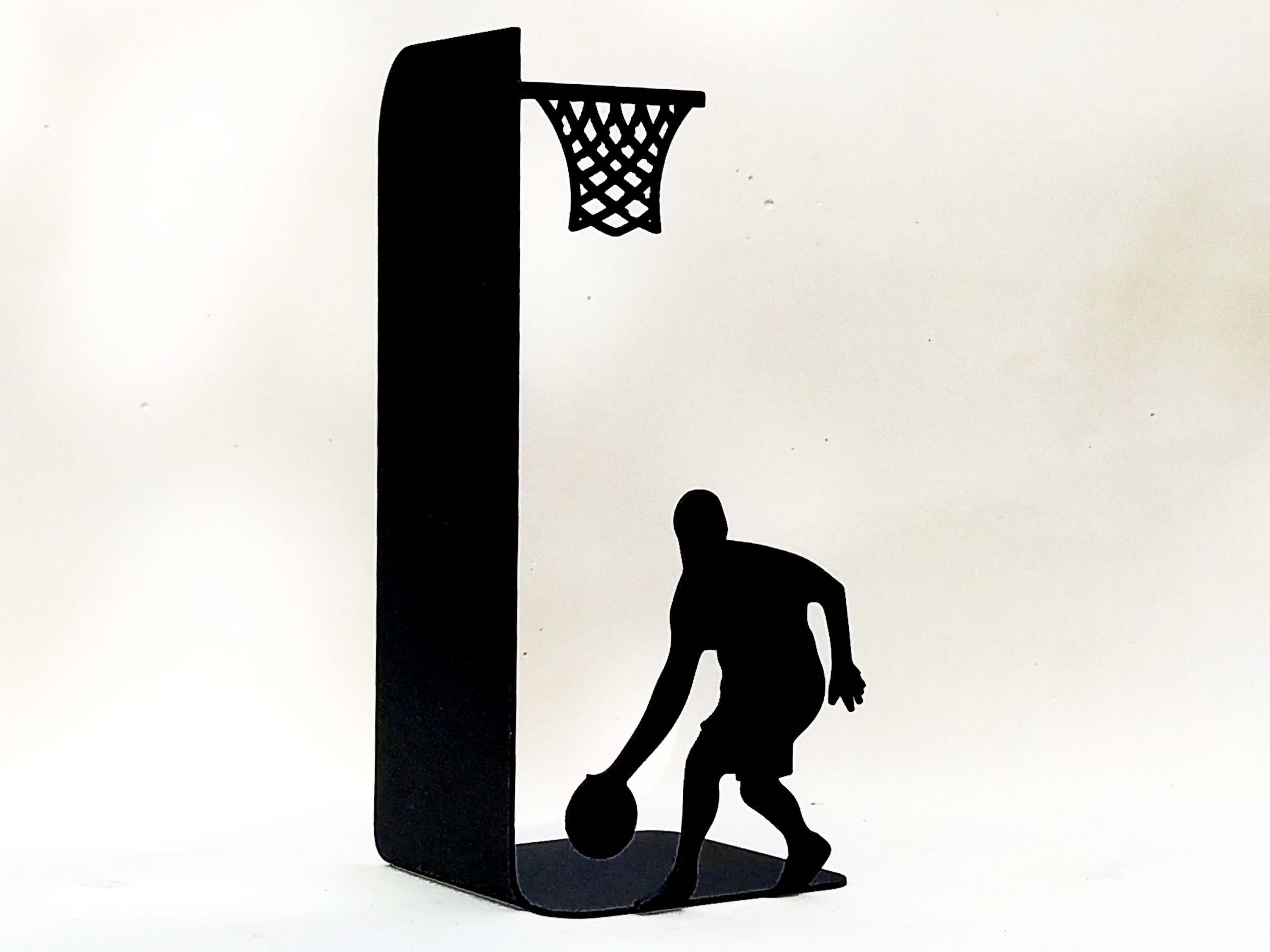 Basketball Bookends / Metal Bookends / Metal Book Accessories Etsy