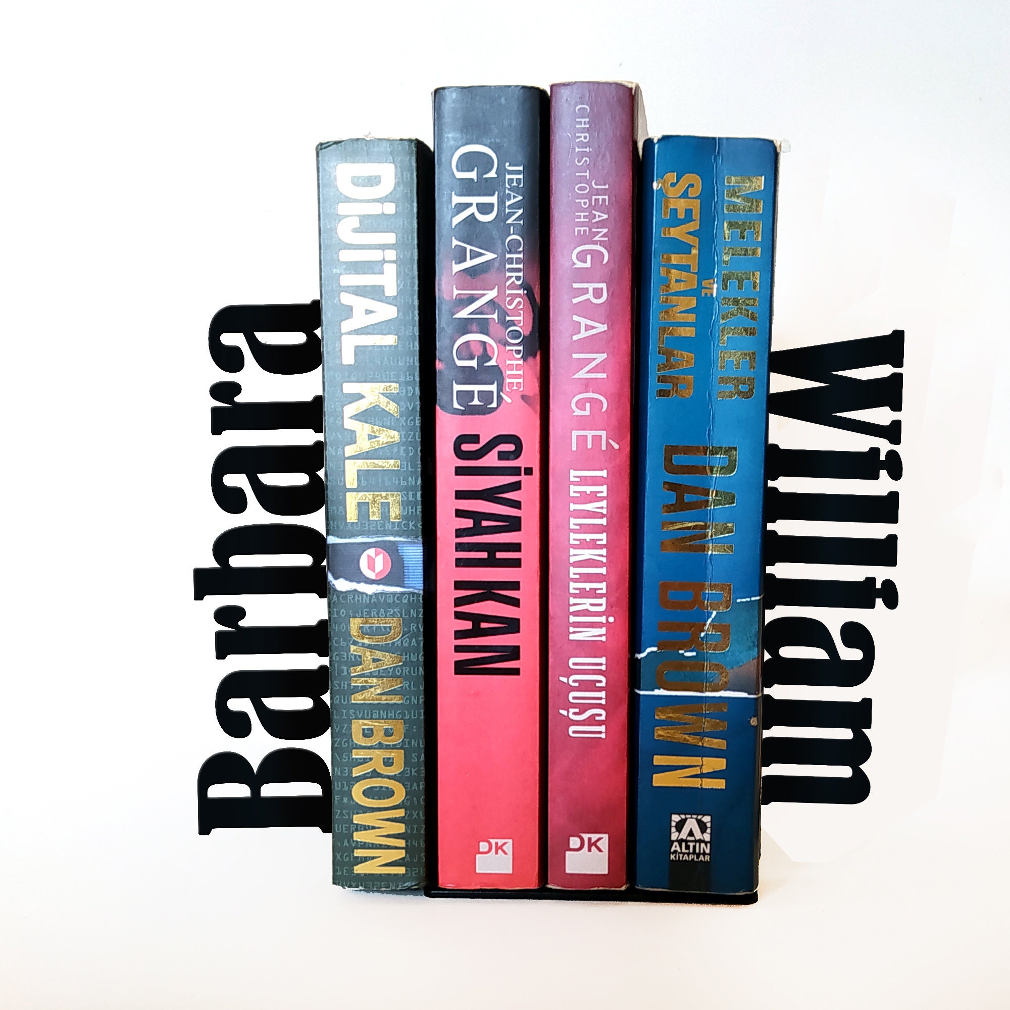 Yellow Letter Bookends, Initial Bookends, Wooden Custom Bookends Custom Created to Coordinate