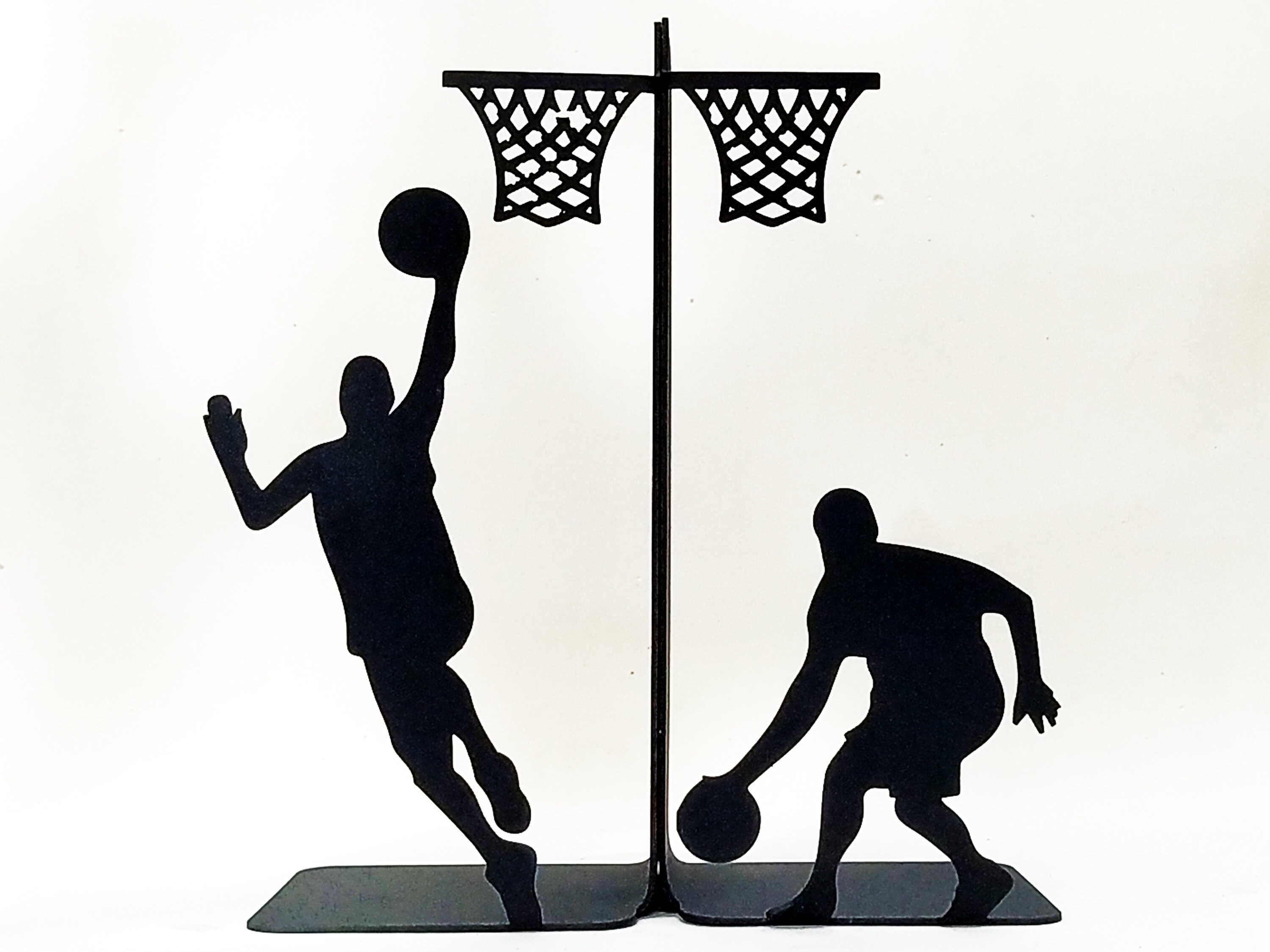 Basketball Bookends / Metal Bookends / Metal Book Accessories Etsy